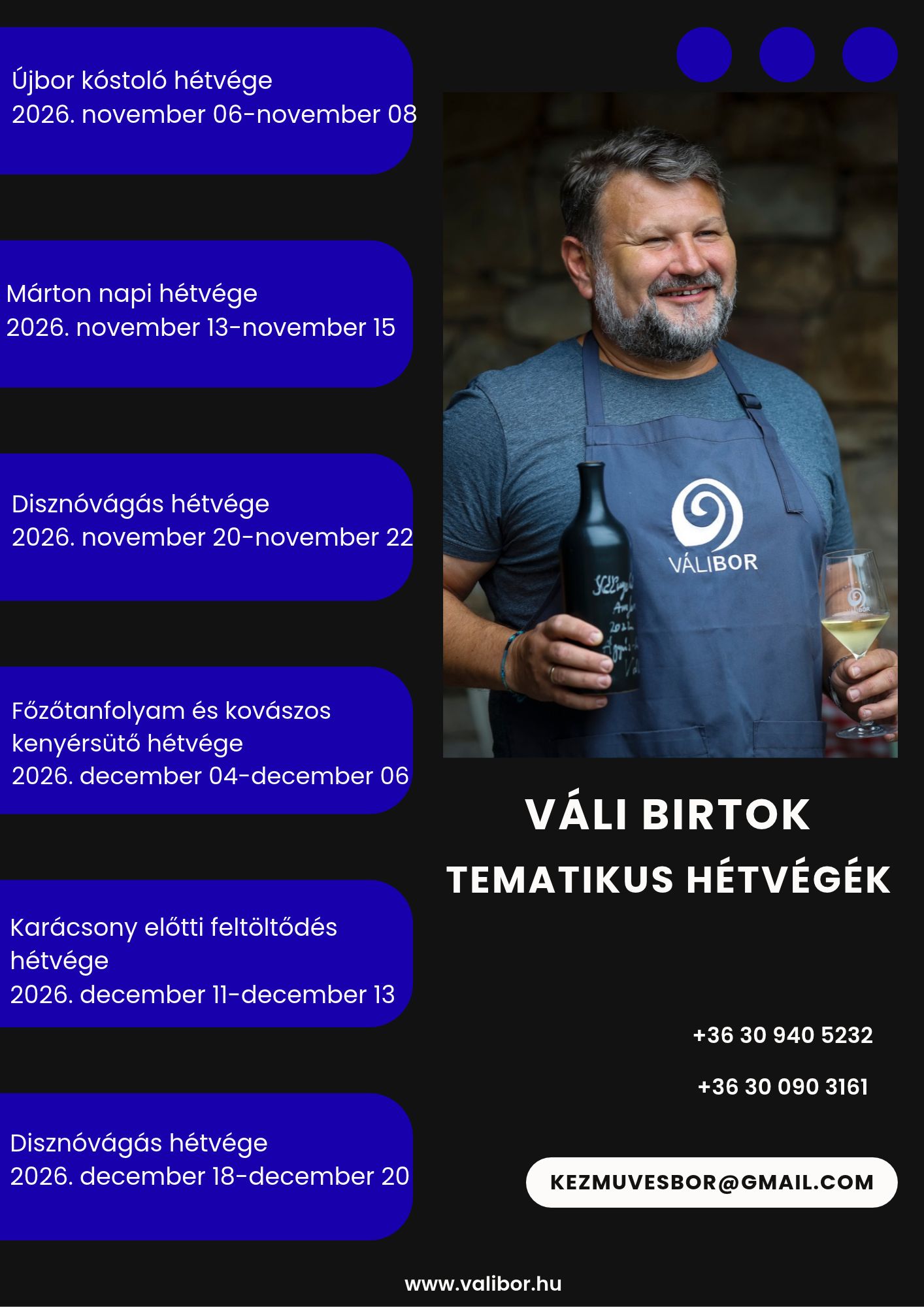 Váli Programok 2026